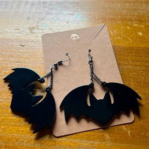 Bat earrings
